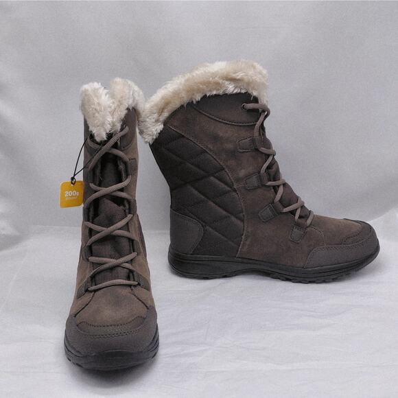 Columbia Ice Maiden II Womens Snow Boots Size 8 Brown Waterproof Hiking Gorpcore - Picture 4 of 11